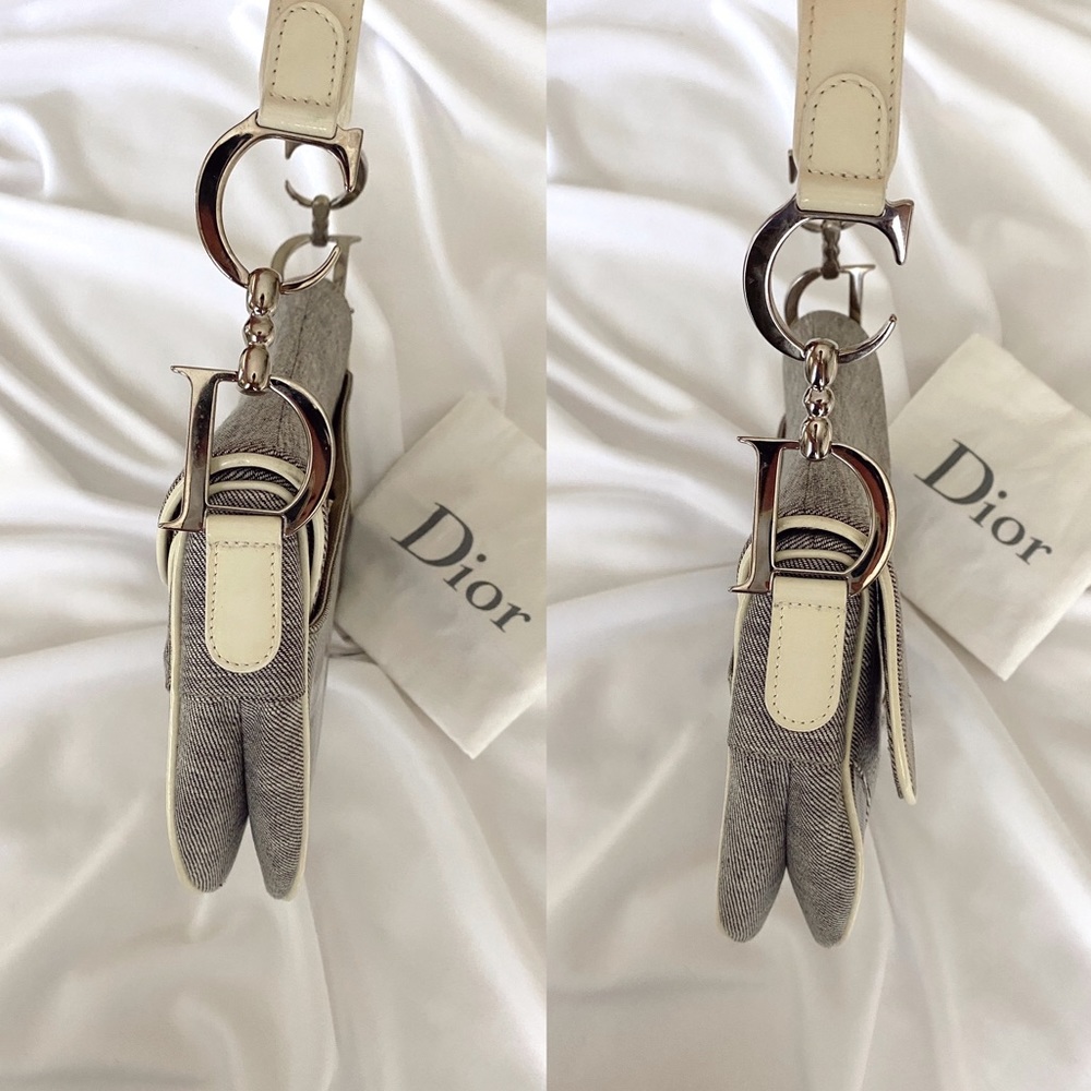 ☁️SOLD☁️ DIOR DOUBLE SADDLE BAG - Picture 7 of 16